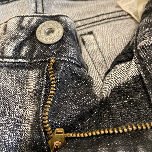 MOUSSY Vintage Black Acid Jeans - Size:26 - Picture 6 of 14